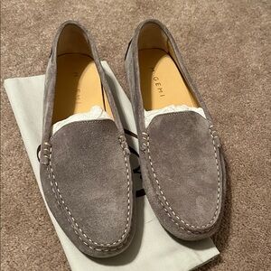 M. Gemi Felize grey suede driver